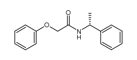 2-phenoxy-N-[(R)-1-phenylethyl]acetamide Structure
