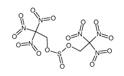 sulfurous acid bis-(2,2,2-trinitro-ethyl) ester Structure