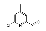 6-chloro-4-methylpyridine-2-carbaldehyde结构式