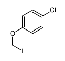 1-chloro-4-(iodomethoxy)benzene Structure