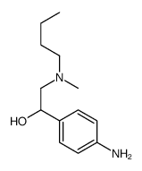 1-(4-aminophenyl)-2-[butyl(methyl)amino]ethanol Structure