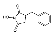 3-benzyl-1-hydroxypyrrolidine-2,5-dione Structure