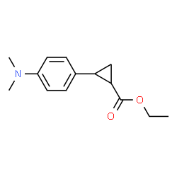 Ethyl 2-(4-(dimethylamino)phenyl)cyclopropane-1-carboxylate structure