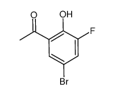1-(5-溴-3-氟-2-羟基苯基)乙-1-酮结构式