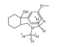(1R,2R)-2-[[bis(trideuteriomethyl)amino]methyl]-1-(3-methoxyphenyl)cyclohexan-1-ol结构式
