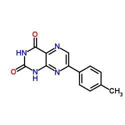 7-(4-Methylphenyl)pteridine-2,4-diol结构式