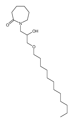 1-(3-dodecoxy-2-hydroxypropyl)azepan-2-one Structure
