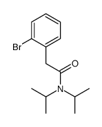 2-(2-bromophenyl)-N,N-di(propan-2-yl)acetamide结构式