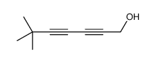 6,6-dimethylhepta-2,4-diyn-1-ol结构式