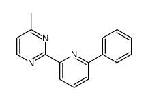 4-methyl-2-(6-phenylpyridin-2-yl)pyrimidine结构式