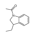 1-(3-ethyl-2,3-dihydroindol-1-yl)ethanone Structure
