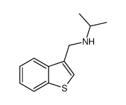 Benzo[b]thiophen-3-ylmethyl-isopropyl-amine Structure