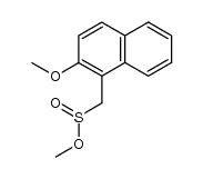 methyl (2-methoxy-1-naphthyl)methanesulfinate Structure