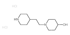 1-[2-(4-Piperidinyl)ethyl]-4-piperidinol dihydrochloride Structure