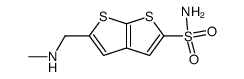 5-methylaminomethylthieno[2,3-b]thiophene-2-sulfonamide结构式