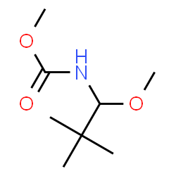 Carbamic acid,(1-methoxy-2,2-dimethylpropyl)-,methyl ester (9CI) Structure