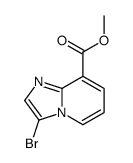 methyl 3-bromoimidazo[1,2-a]pyridine-8-carboxylate Structure