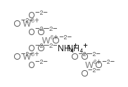 diammonium tetratungsten tridecaoxide structure