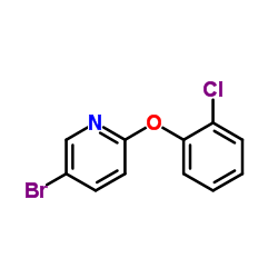 5-Bromo-2-(2-chlorophenoxy)pyridine structure