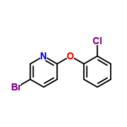 5-Bromo-2-(2-chlorophenoxy)pyridine Structure