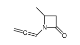 2-Azetidinone,4-methyl-1-(1,2-propadienyl)-(9CI) Structure