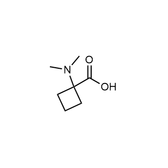 1-(Dimethylamino)cyclobutanecarboxylic acid structure