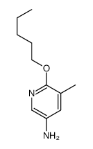 5-Methyl-6-(pentyloxy)pyridin-3-amine结构式