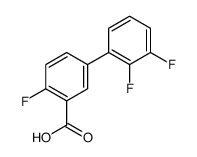 5-(2,3-difluorophenyl)-2-fluorobenzoic acid结构式