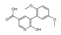 5-(2,5-dimethoxyphenyl)-6-oxo-1H-pyridine-3-carboxylic acid结构式