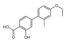 4-(4-ethoxy-2-methylphenyl)-2-hydroxybenzoic acid Structure