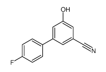 3-(4-fluorophenyl)-5-hydroxybenzonitrile Structure