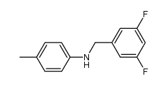 N-(3,5-difluorobenzyl)-4-methylaniline Structure
