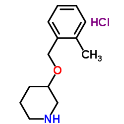 3-(2-Methyl-benzyloxy)-piperidine hydrochloride structure