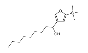 4-(1-hydroxynonyl)-2-trimethylsilylfuran Structure