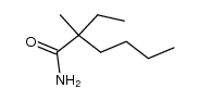 2-ethyl-2-methyl-hexanoic acid amide结构式