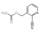 ACETIC ACID 2-CYANO-PYRIDIN-3-YLMETHYL ESTER structure