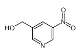 (5-硝基吡啶-3-基)甲醇结构式