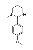 2-(4-methoxyphenyl)-1-methyl-1,3,2-diazaborinane Structure