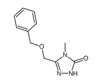 3-(benzyloxyMethyl)-4-Methyl-1H-1,2,4-triazol-5(4H)-one结构式