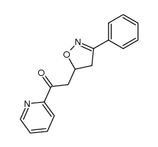 5-[2-Oxo-2-(2-pyridyl)ethyl]-3-phenyl-2-isoxazoline Structure