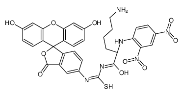 2,4-dinitrophenol-lysine-fluorescein conjugate结构式