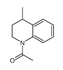 (9CI)-1-乙酰基-1,2,3,4-四氢-4-甲基-喹啉结构式