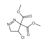 4-chloro-3,3-bis(methoxycarbonyl)-4,5-dihydro-3H-pyrazole Structure