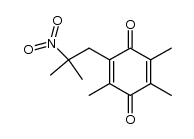 2,3,5-trimethyl-6-(2-methyl-2-nitropropyl)cyclohexa-2,5-diene-1,4-dione Structure