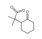 2-(α-nitroisopropyl)cyclohexanone Structure