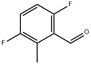 3,6-二氟-2-甲基苯甲醛结构式