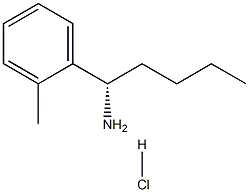 (1S)-1-(2-METHYLPHENYL)PENTYLAMINE HYDROCHLORIDE Structure