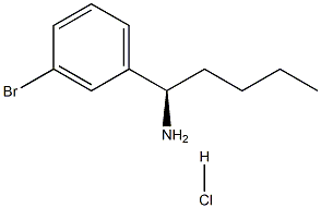 (1R)-1-(3-BROMOPHENYL)PENTYLAMINE HYDROCHLORIDE结构式