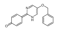 4-(5-phenylmethoxy-1H-pyrimidin-2-ylidene)cyclohexa-2,5-dien-1-one结构式