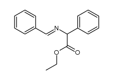 ethyl N-(phenylmethylene)glycinate结构式